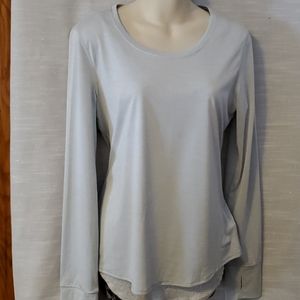 Silver Prana top
